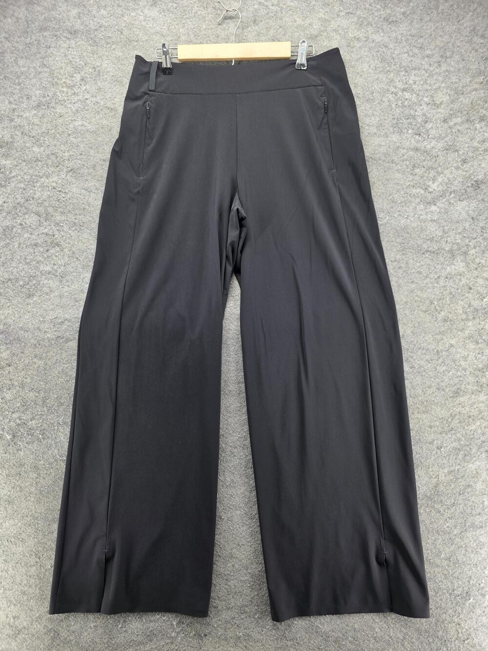 Athleta Pants Womens 12 Black Cosmic Pant Knit Dress Pants Pull On 31 In